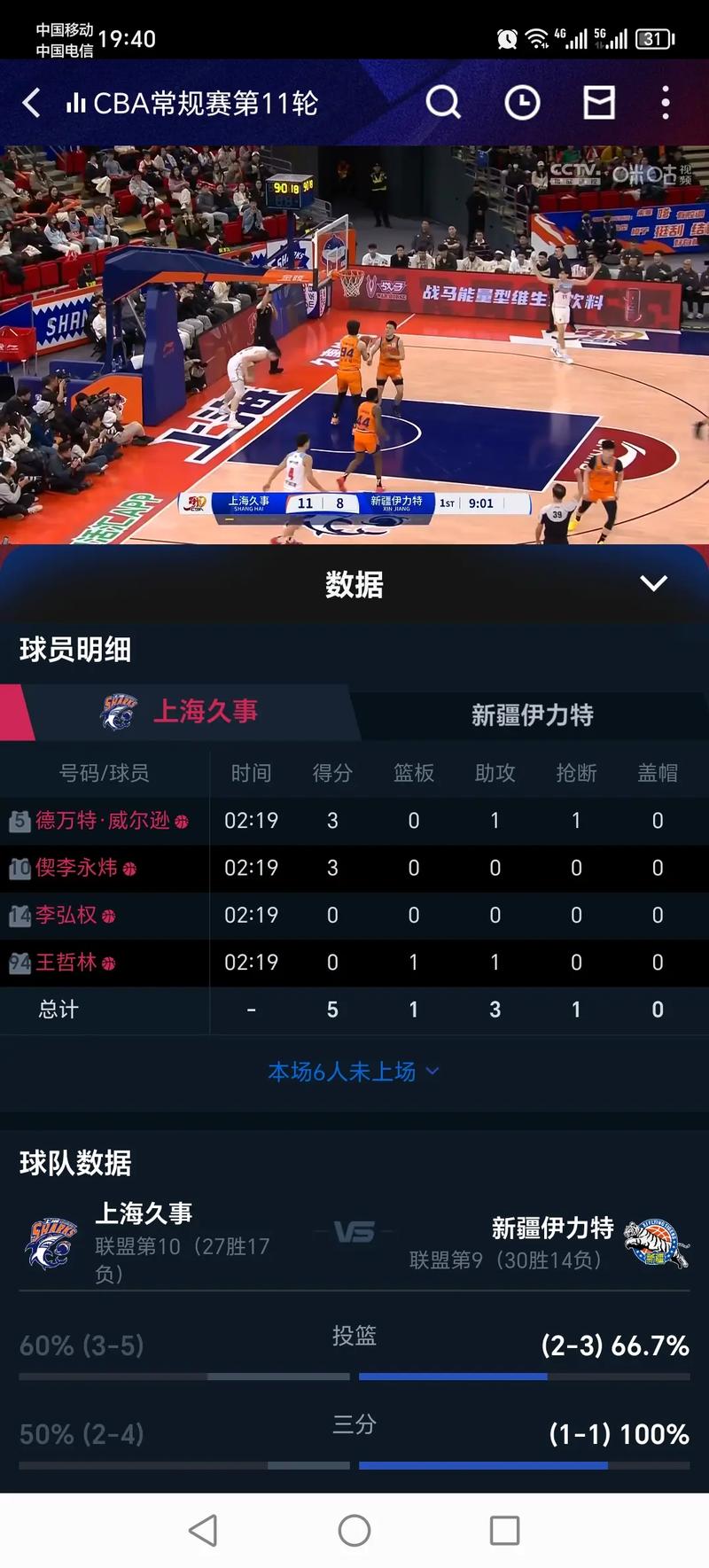 CBA直播免费观看直播咪咕:高清流畅无广告,今晚焦点战实时回放