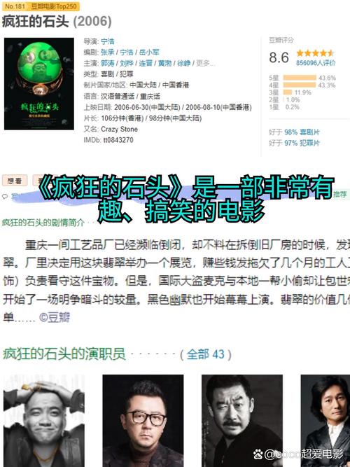 《疯狂的石头》免费观看在线完整版 | 高清资源 | 无删减中文喜剧电影
