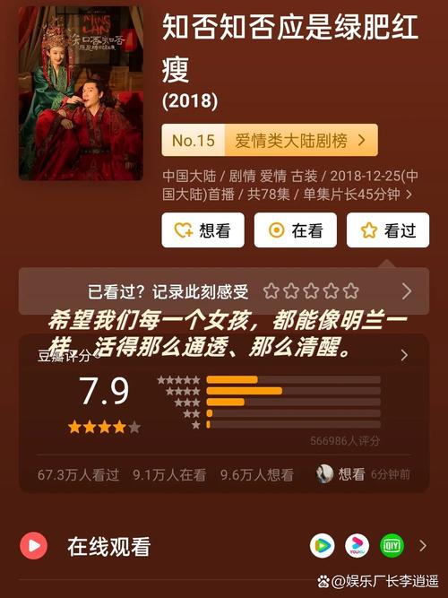 《知否知否应是绿肥红瘦》免费观看全集,高清在线资源与长尾剧情解析