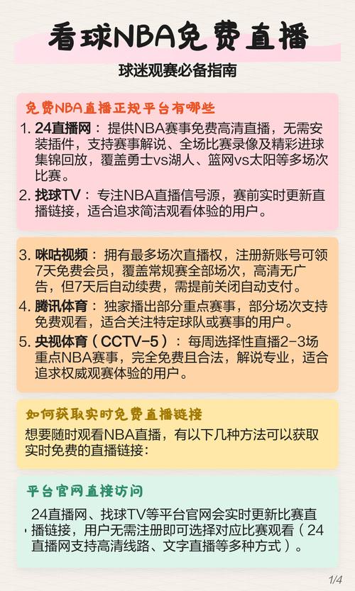 小9直播NBA免费观看 | 高清流畅无广告,2025赛季实时回放与赛事解说全攻略